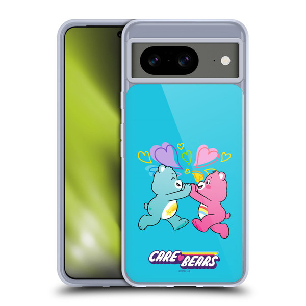 Care Bears Characters Funshine, Cheer And Grumpy Group 2 Soft Gel Case for Google Pixel 8