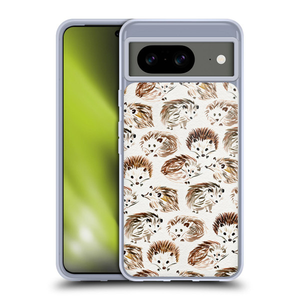 Cat Coquillette Animals Hedgehogs Soft Gel Case for Google Pixel 8
