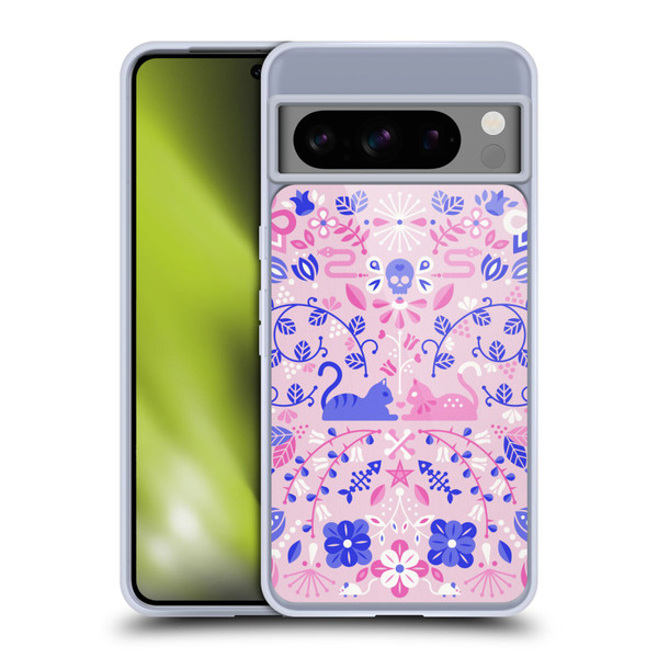 Cat Coquillette Animals Kittens Symmetry Soft Gel Case for Google Pixel 8 Pro