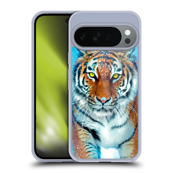 Aimee Stewart Animals Yellow Tiger Soft Gel Case for Google Pixel 10
