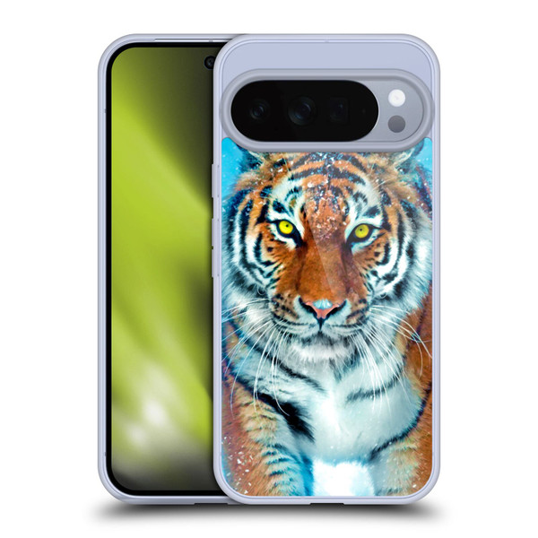 Aimee Stewart Animals Yellow Tiger Soft Gel Case for Google Pixel 10 Pro XL
