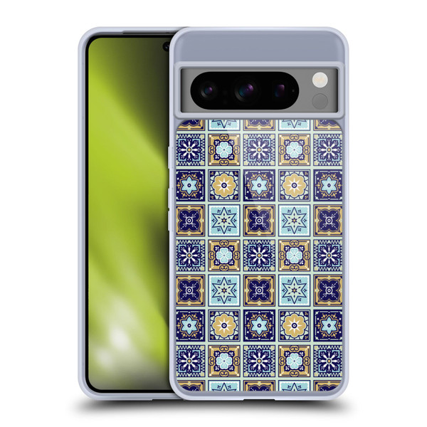 Cat Coquillette Patterns 6 Mexican Tile 2 Soft Gel Case for Google Pixel 8 Pro
