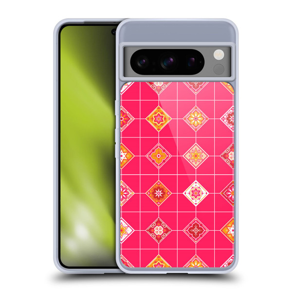 Cat Coquillette Patterns 6 Mexican Tile 3 Soft Gel Case for Google Pixel 8 Pro