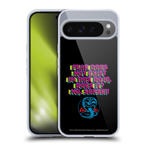 Cobra Kai Graphics 2 Dojo Quote Logo Soft Gel Case for Google Pixel 9 Pro XL