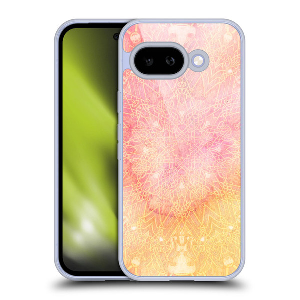 Aimee Stewart Mandala Pink Twinkle Soft Gel Case for Google Pixel 9A