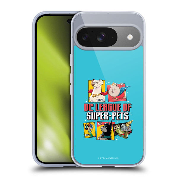 DC League Of Super Pets Graphics Characters 2 Soft Gel Case for Google Pixel 9 / Pixel 9 Pro