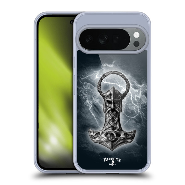Alchemy Gothic Illustration Mjolnir Hammer Soft Gel Case for Google Pixel 10