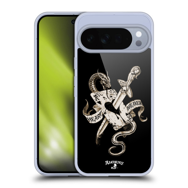 Alchemy Gothic Illustration Heart Breaker Soft Gel Case for Google Pixel 10 Pro XL