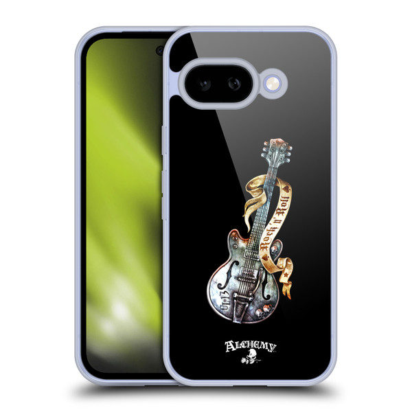 Alchemy Gothic Illustration Rock'it 56 Guitar Soft Gel Case for Google Pixel 9A