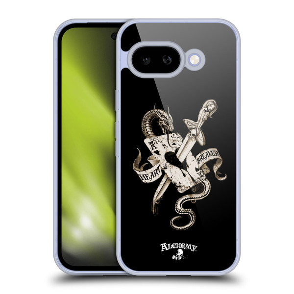 Alchemy Gothic Illustration Heart Breaker Soft Gel Case for Google Pixel 9A