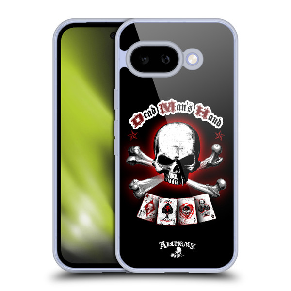Alchemy Gothic Skull And Cards Dead Man's Hand Soft Gel Case for Google Pixel 9A