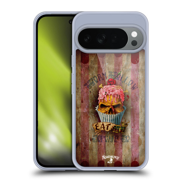 Alchemy Gothic Skull Eat Me Cupcake Soft Gel Case for Google Pixel 10