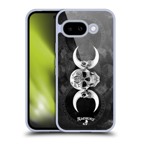 Alchemy Gothic Skull Dark Goddess Moon Soft Gel Case for Google Pixel 9A