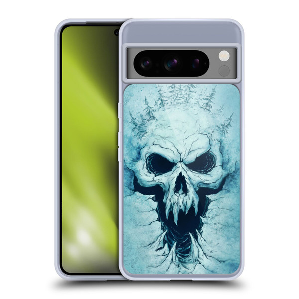 Christos Karapanos Horror 4 Skull Soft Gel Case for Google Pixel 8 Pro