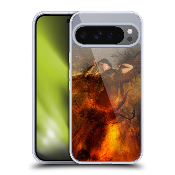 Duirwaigh God Phoenix Soft Gel Case for Google Pixel 9 Pro XL