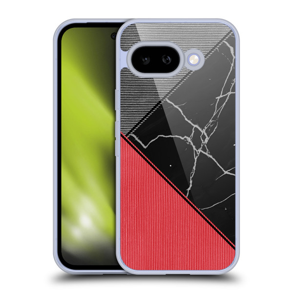 Alyn Spiller Marble Colour Block Soft Gel Case for Google Pixel 9A