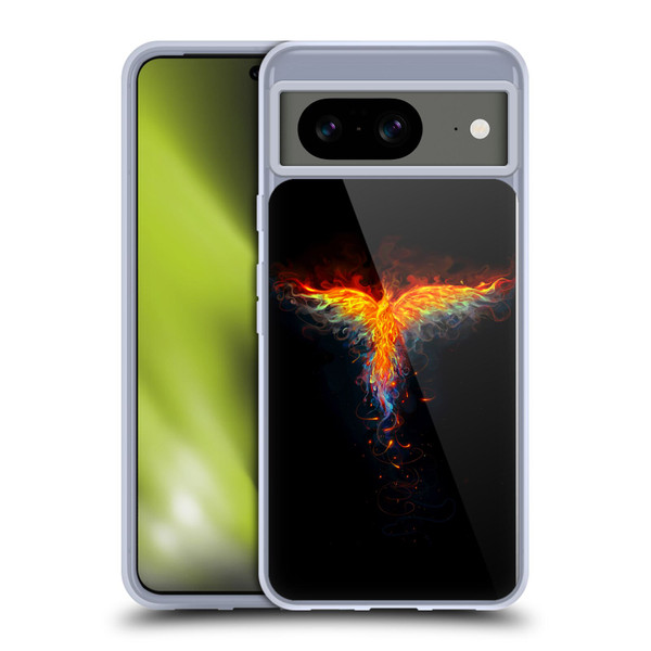 Christos Karapanos Phoenix 2 Bird 3 Soft Gel Case for Google Pixel 8