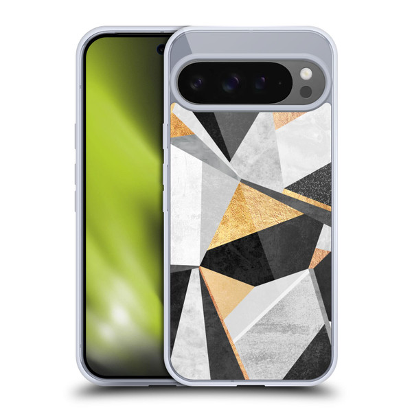 Elisabeth Fredriksson Geometric Design And Pattern Geometry Gold Soft Gel Case for Google Pixel 9 Pro XL