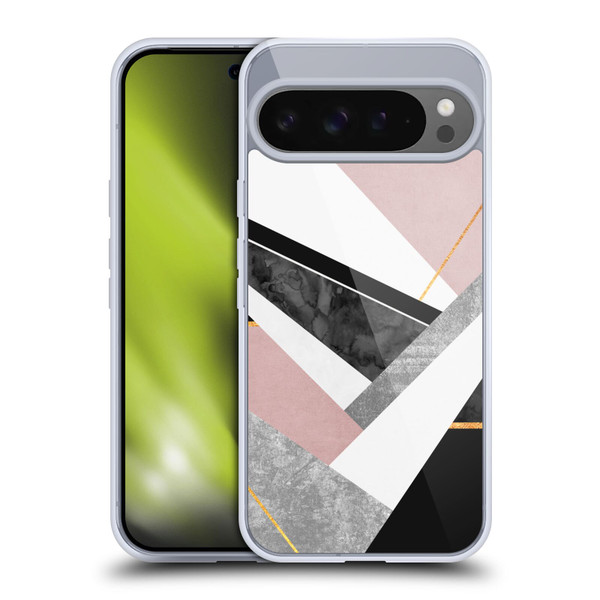 Elisabeth Fredriksson Geometric Design And Pattern Lines And Layers Soft Gel Case for Google Pixel 9 Pro XL