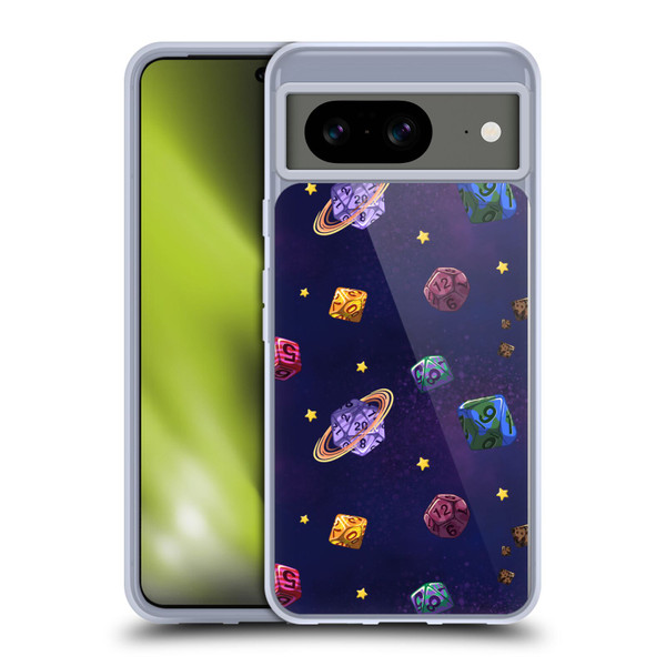 Carla Morrow Patterns Dice Numbers Soft Gel Case for Google Pixel 8