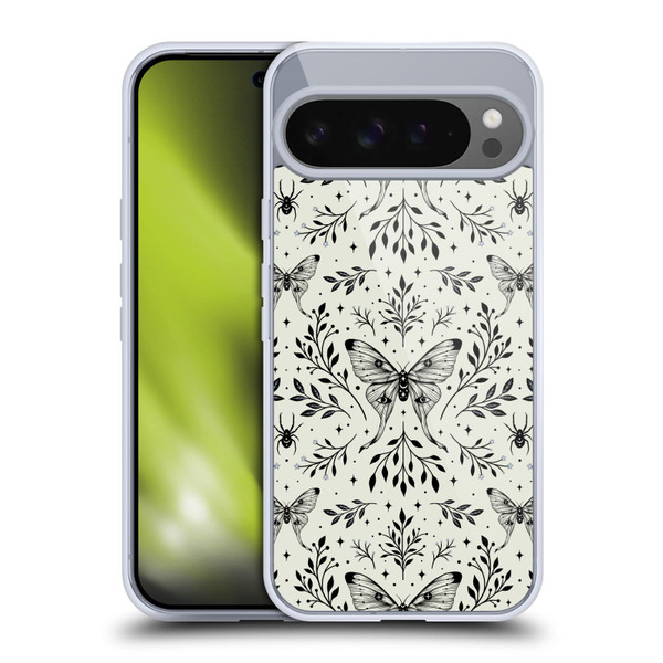 Episodic Drawing Art Mystical Butterfly Pattern Soft Gel Case for Google Pixel 9 Pro XL