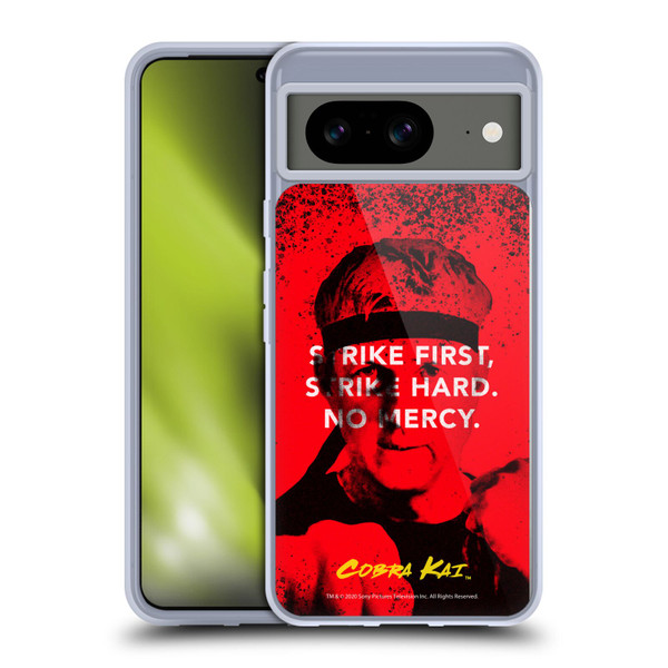 Cobra Kai Composed Art John Lawrence Strike Soft Gel Case for Google Pixel 8