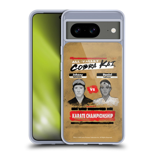 Cobra Kai Graphics 2 Karate Championship Soft Gel Case for Google Pixel 8