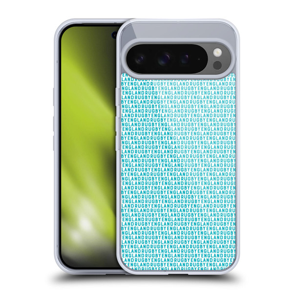 England Rugby Union History Pattern Soft Gel Case for Google Pixel 9 Pro XL