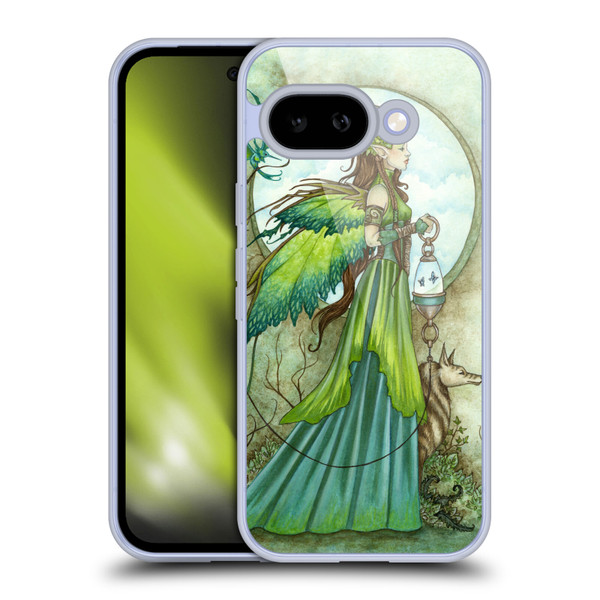 Amy Brown Lovely Fairies Green Winged Soft Gel Case for Google Pixel 9A