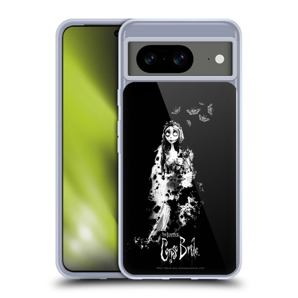 Corpse Bride Key Art Emily Splatters Soft Gel Case for Google Pixel 8