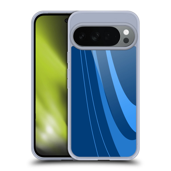 Ameritech Graphics Blue Mono Swirl Soft Gel Case for Google Pixel 10