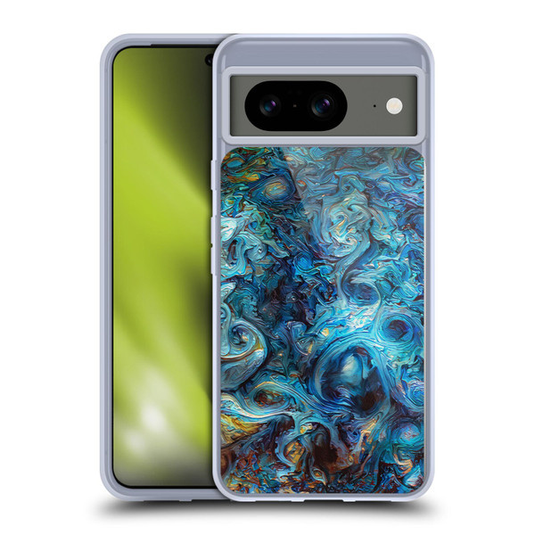 Cosmo18 Jupiter Fantasy Blue Soft Gel Case for Google Pixel 8