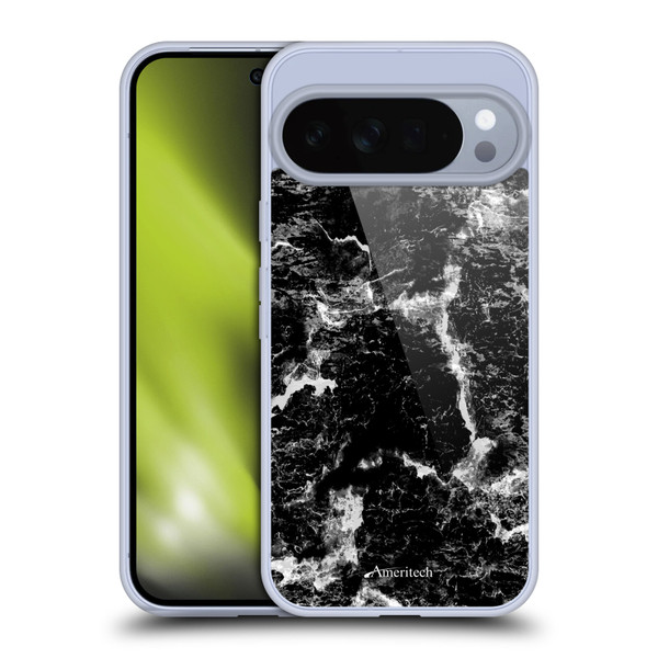Ameritech Graphics Black Marble Soft Gel Case for Google Pixel 10 Pro XL