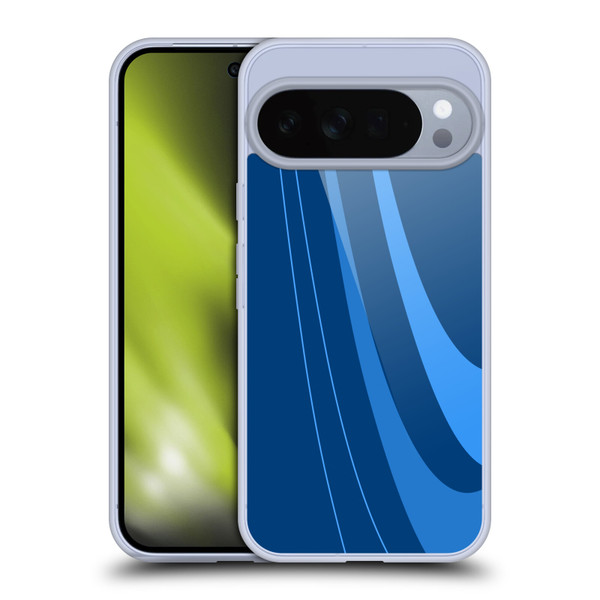 Ameritech Graphics Blue Mono Swirl Soft Gel Case for Google Pixel 10 Pro XL