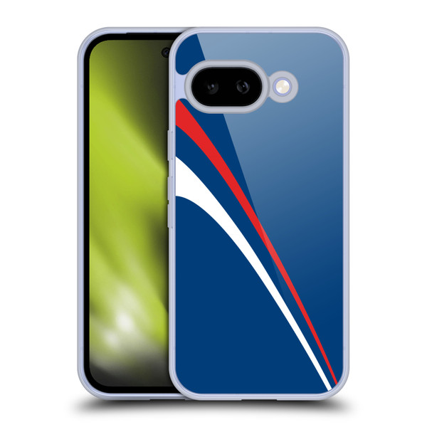 Ameritech Graphics Red And White Lines Soft Gel Case for Google Pixel 9A