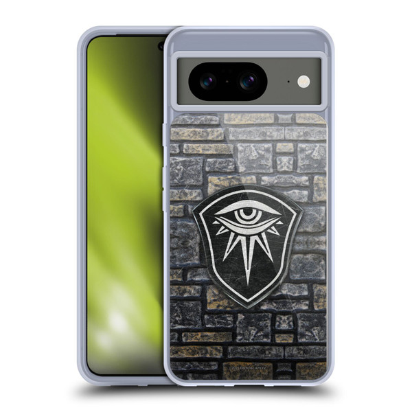 EA Bioware Dragon Age Inquisition Graphics Distressed Crest Soft Gel Case for Google Pixel 8