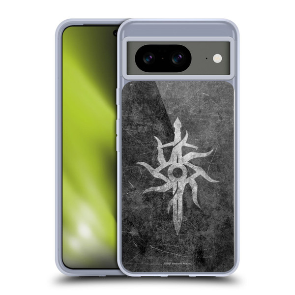 EA Bioware Dragon Age Inquisition Graphics Distressed Symbol Soft Gel Case for Google Pixel 8