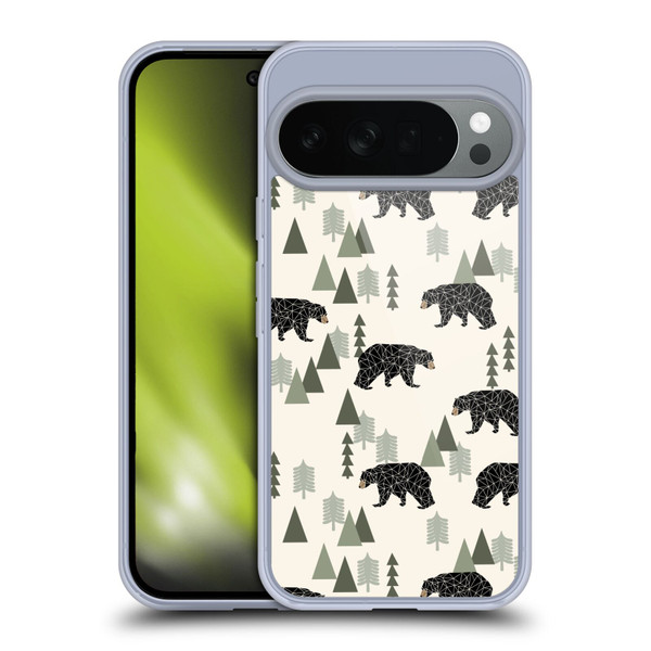 Andrea Lauren Design Animals Geometric Bears Soft Gel Case for Google Pixel 10
