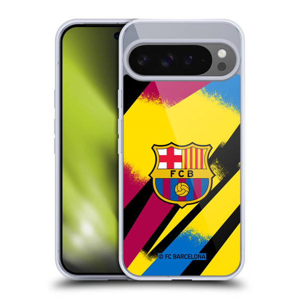 FC Barcelona 2019/20 Crest Kit Third Goalkeeper Soft Gel Case for Google Pixel 9 Pro XL