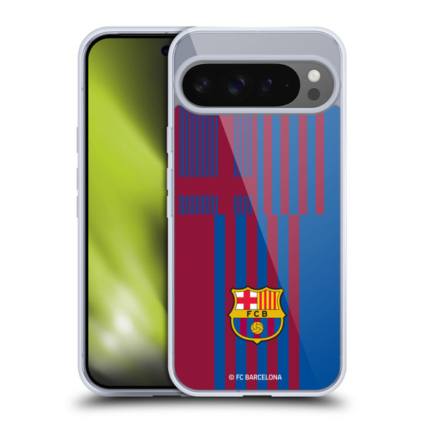 FC Barcelona 2021/22 CREST KIT Home Soft Gel Case for Google Pixel 9 Pro XL
