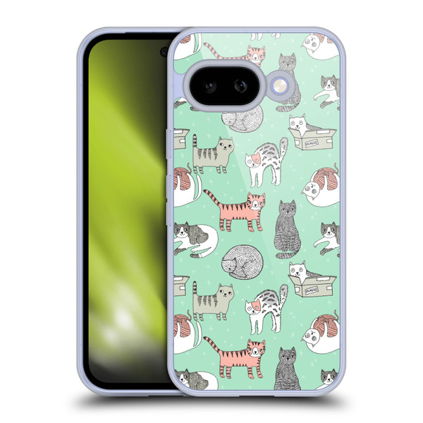 Andrea Lauren Design Animals Cats Soft Gel Case for Google Pixel 9A