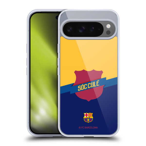 FC Barcelona Culé  Badge Soft Gel Case for Google Pixel 9 Pro XL