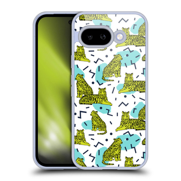 Andrea Lauren Design Animals Neon Tiger Soft Gel Case for Google Pixel 9A