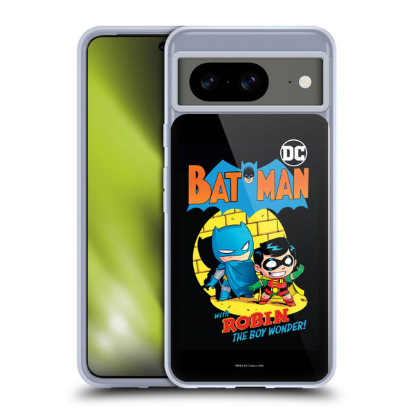 Super Friends DC Comics Toddlers Comic Covers Batman And Robin Soft Gel Case for Google Pixel 8