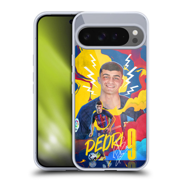 FC Barcelona 2022/23 First Team Pedri Soft Gel Case for Google Pixel 9 Pro XL