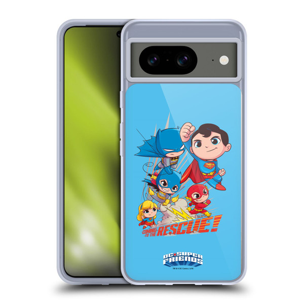 Super Friends DC Comics Toddlers Composed Art Group 1 Soft Gel Case for Google Pixel 8