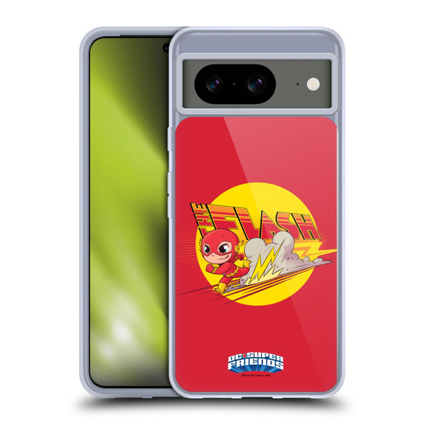 Super Friends DC Comics Toddlers Composed Art The Flash Soft Gel Case for Google Pixel 8
