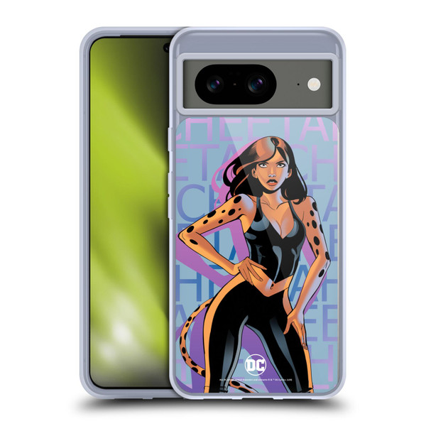 DC Women Core Compositions Cheetah Soft Gel Case for Google Pixel 8