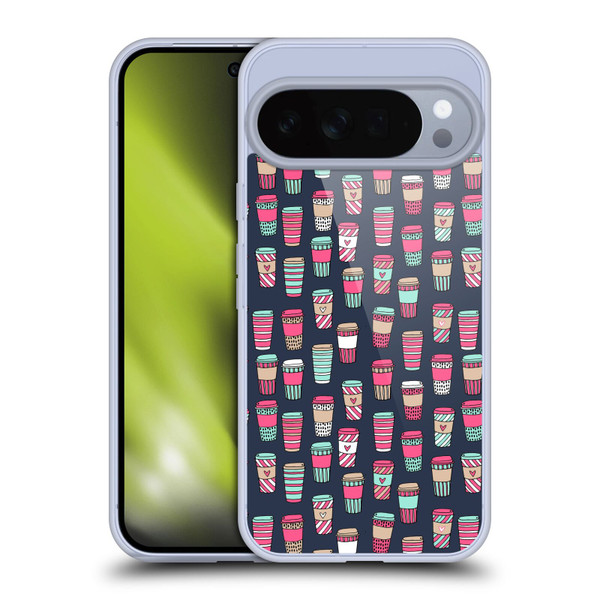 Andrea Lauren Design Food Pattern Coffee Soft Gel Case for Google Pixel 10 Pro XL