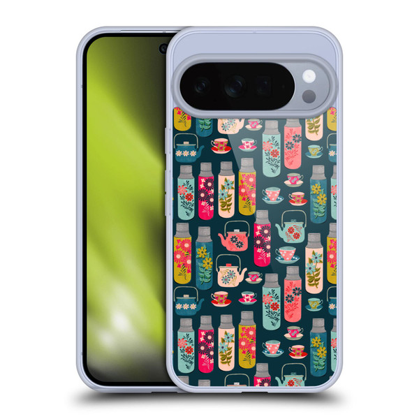 Andrea Lauren Design Food Pattern Jars & Teacups Soft Gel Case for Google Pixel 10 Pro XL